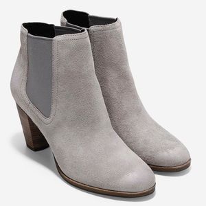 Cole Haan Hayes Gore Suede Booties, Ironstone
